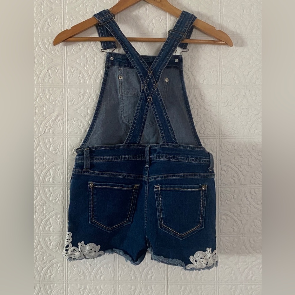 Jordache denim overalls Large 10-12 - Picture 2 of 3